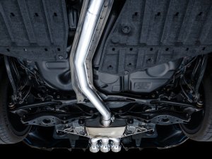 Honda Civic Type R Performance Exhaust - AWE Tuning - Cat Back, Touring Edition - Chrome Silver - 2023+